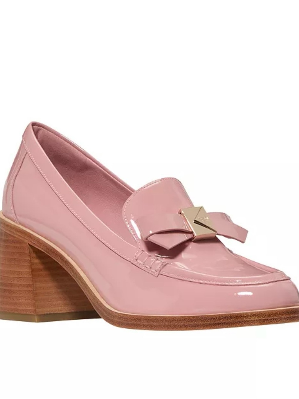 Kate Spade Deco Bow Heeled Loafer